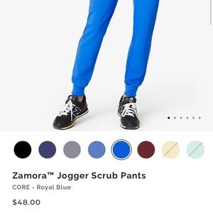 FIGS Zamora Jogger Scrub Pants, Royal Blue, Medium